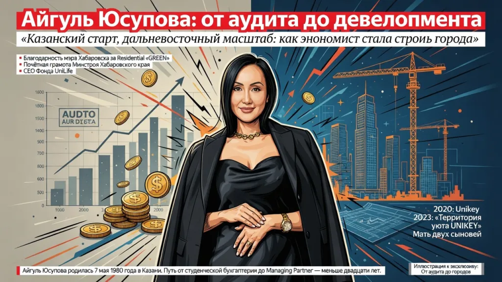 Айгуль Юсупова: от аудита до девелопмента